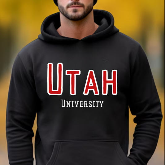 Utah State College Pullover Hoodie, Birthday Gift, Gift Ideas