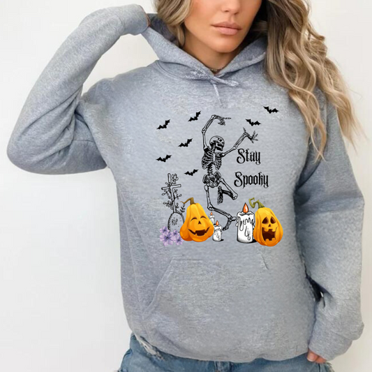 Stay Spooky Halloween Pullover Hoodie, Spooky Season, Pumpkin Season