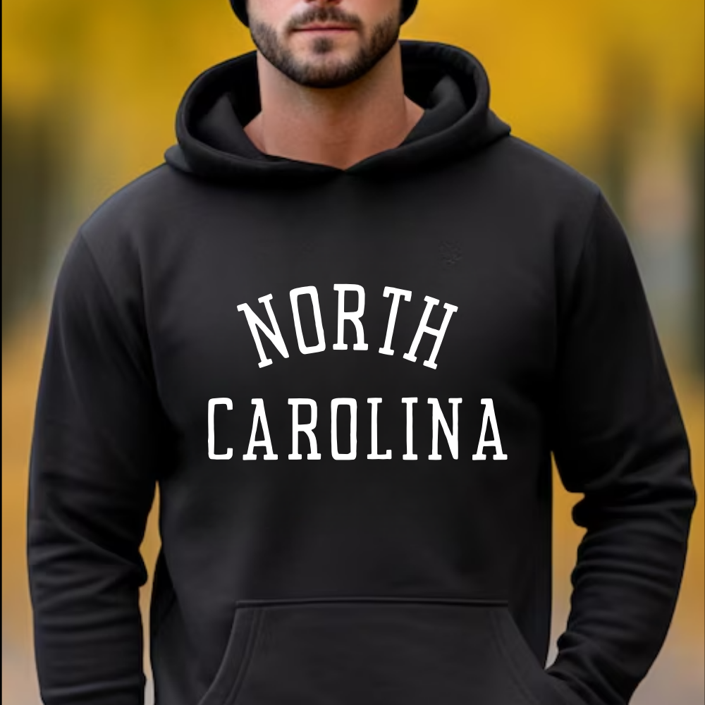 North Carolina State College Pullover Hoodie, Game Day Hoodie, Unisex