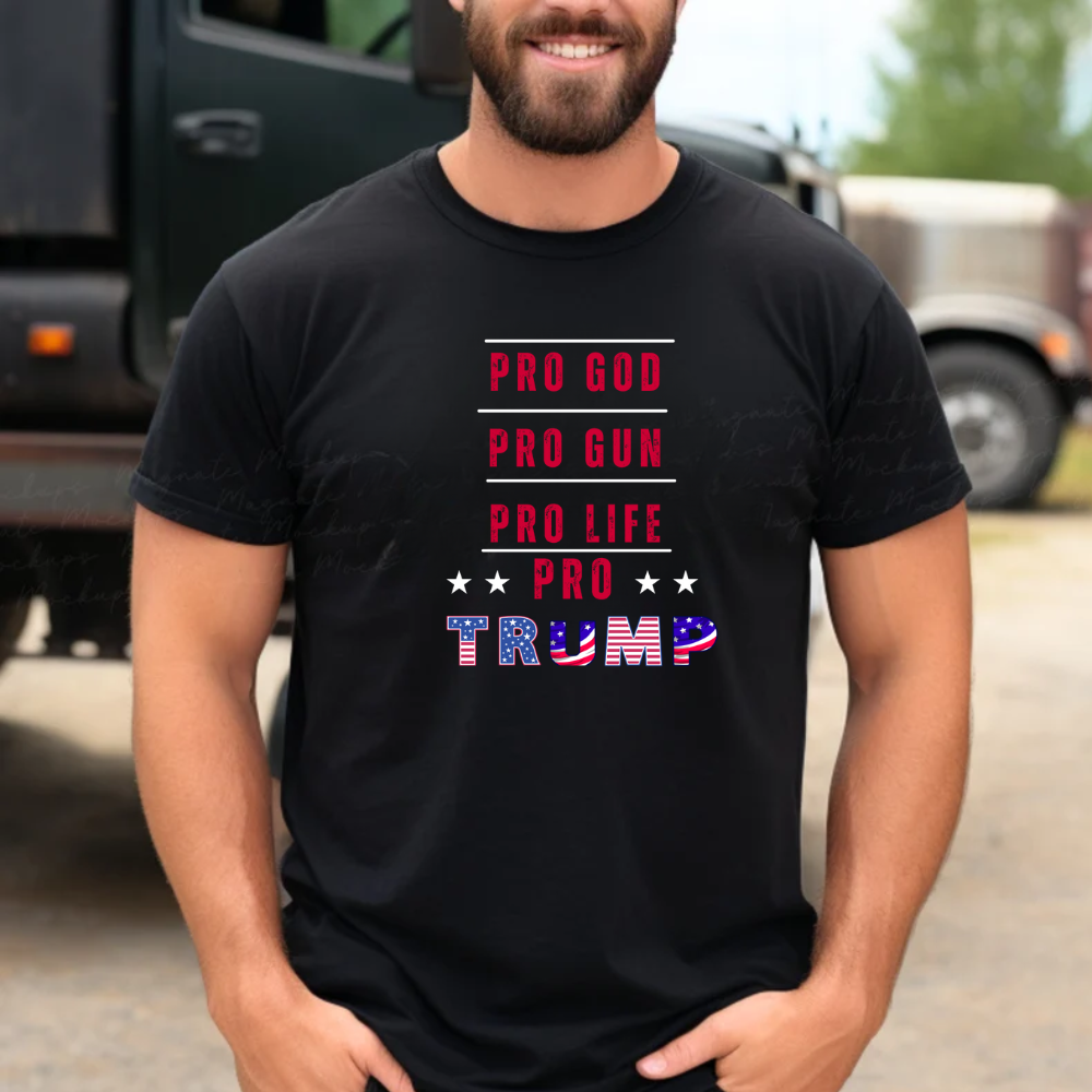 Political Trump Short Sleeve T-Shirt, Election, Debate