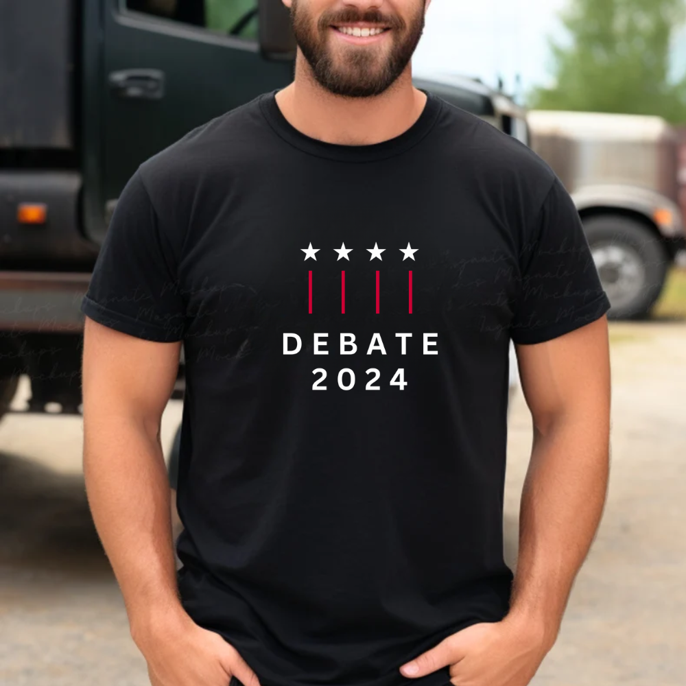 Debate 2024 Political Election Tee, Short Sleeve T-Shirt