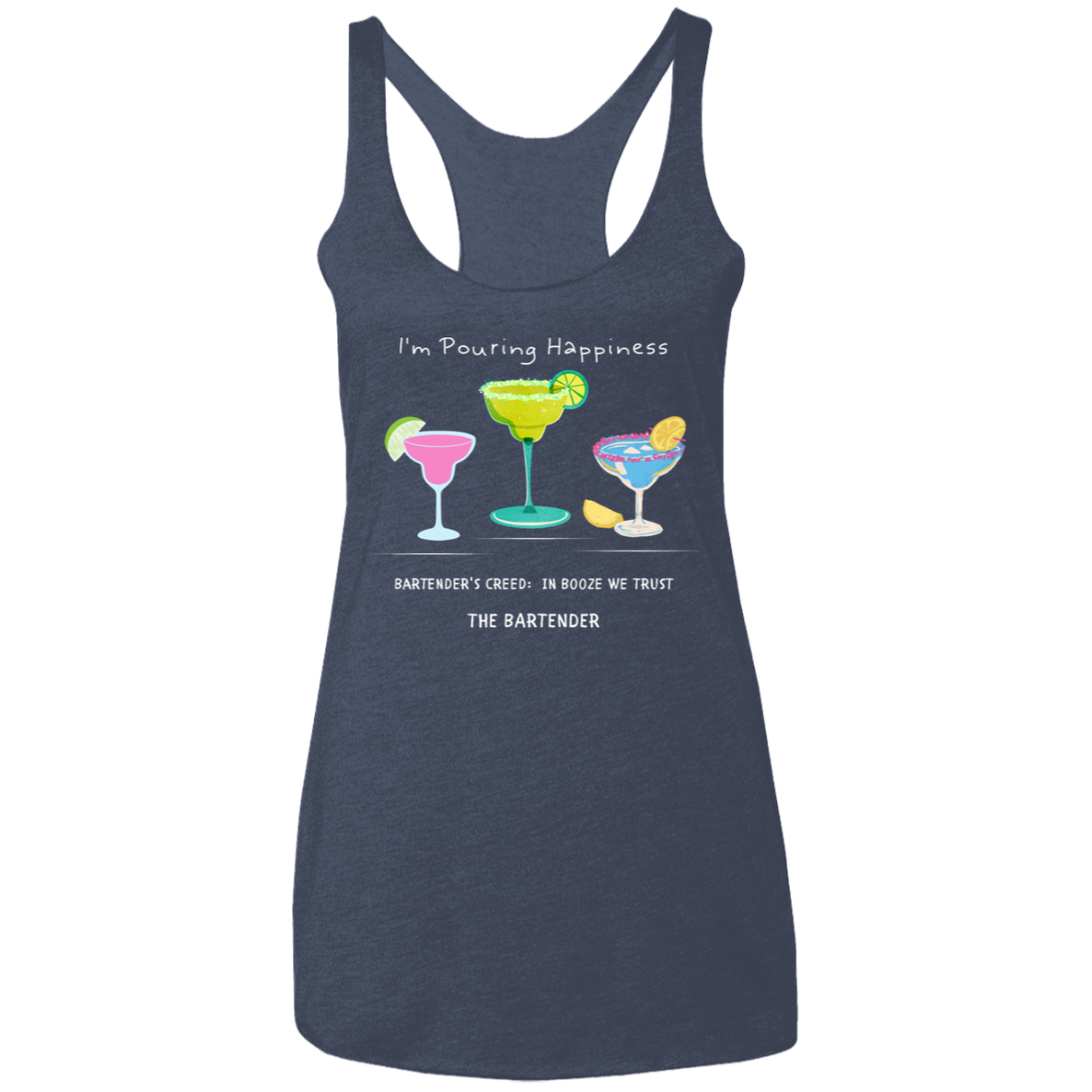 Bartending Ladies' Triblend Racerback Tank