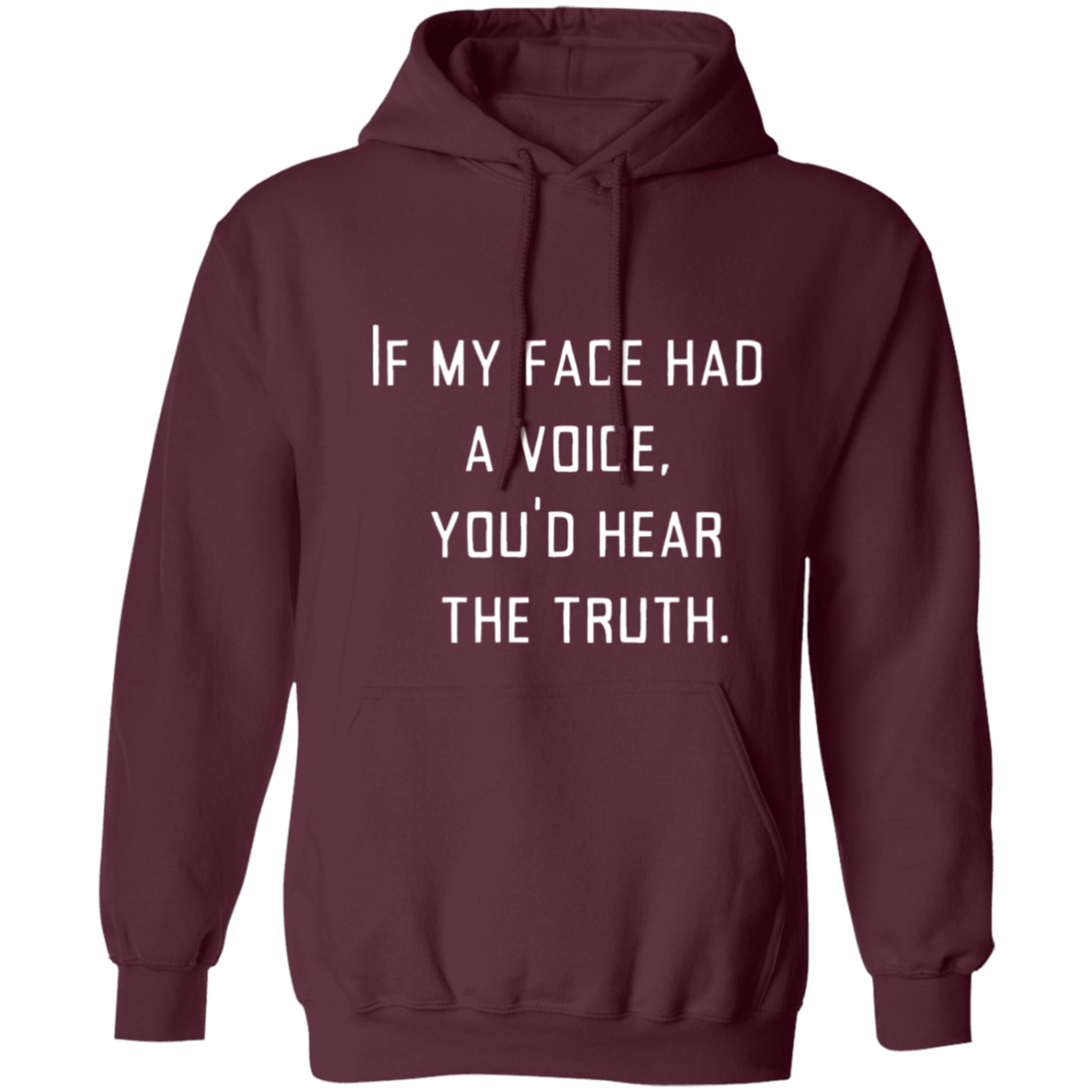 Facial Expressions Pullover Hoodie, Birthday Gift