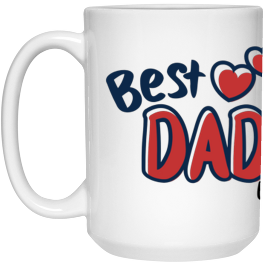 Best Dad Ever 15 oz. White Mug Father's Day Gift
