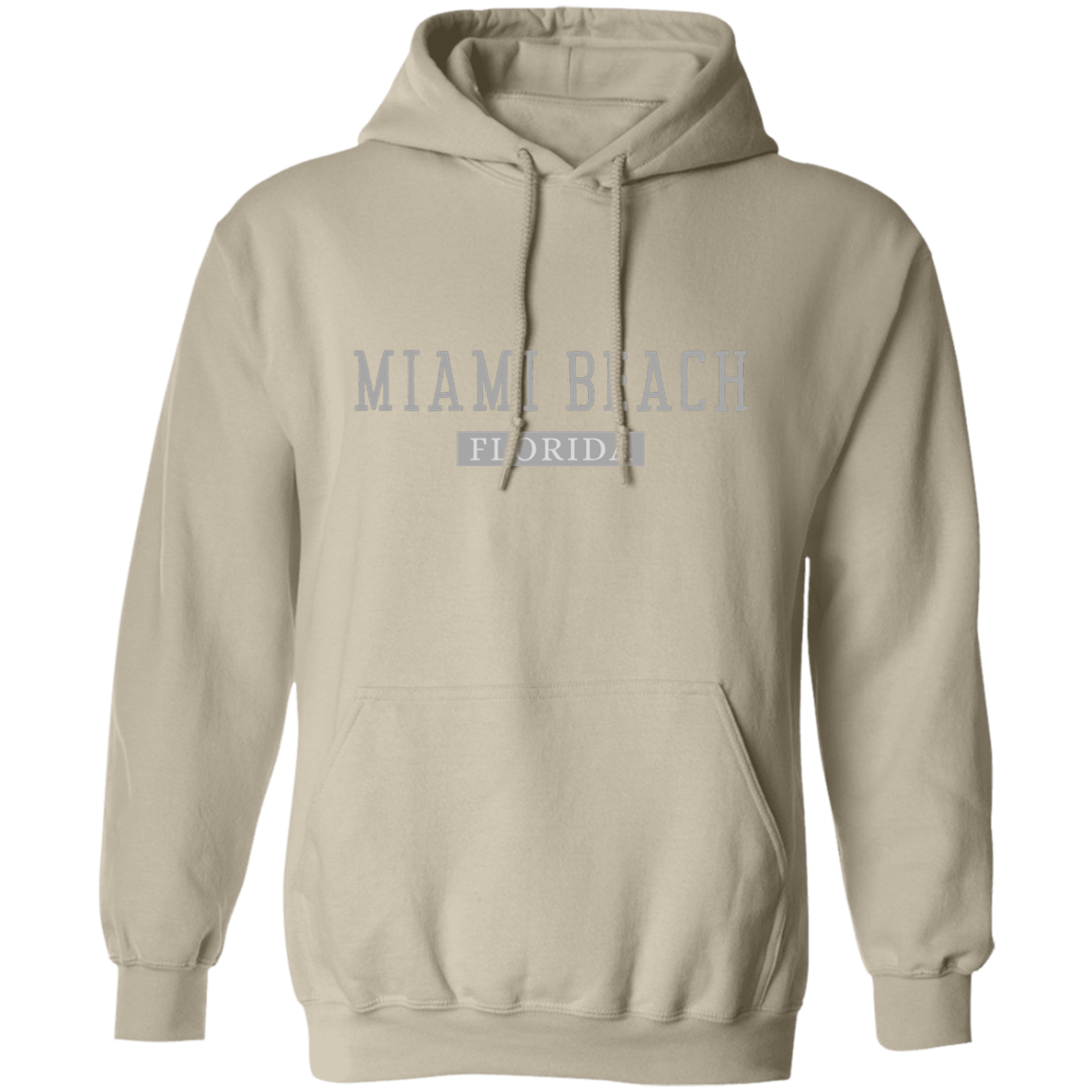 College Pullover Hoodie Miami Beach, Birthday Gift Hoodie