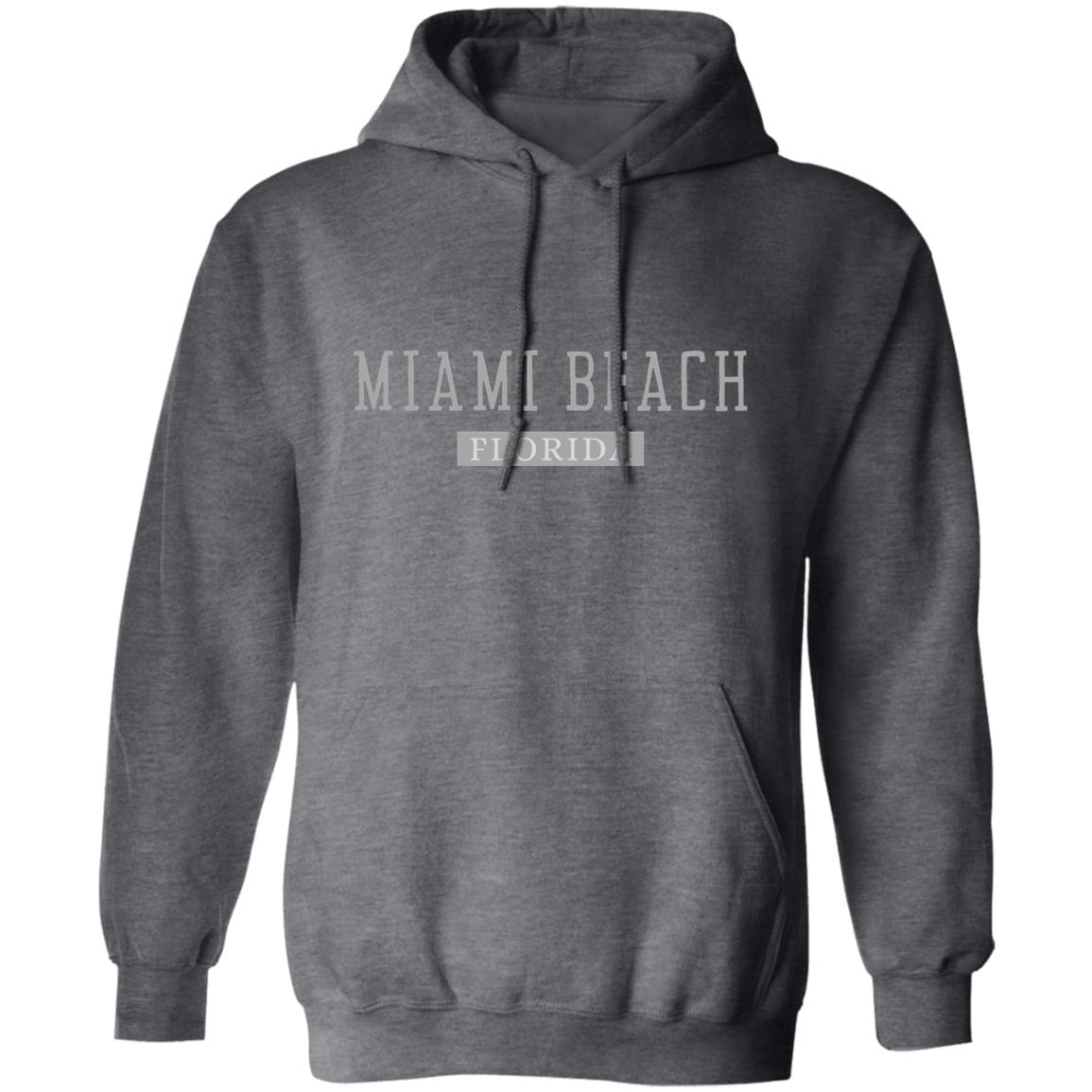 College Pullover Hoodie Miami Beach, Birthday Gift Hoodie