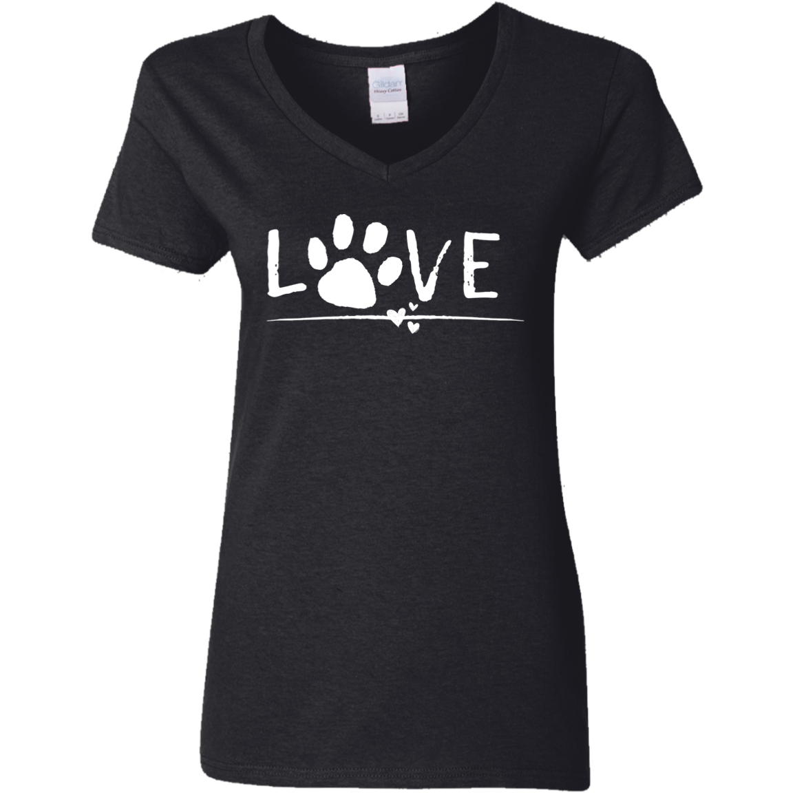 Dog Lover/ Ladies V-Neck T-Shirt