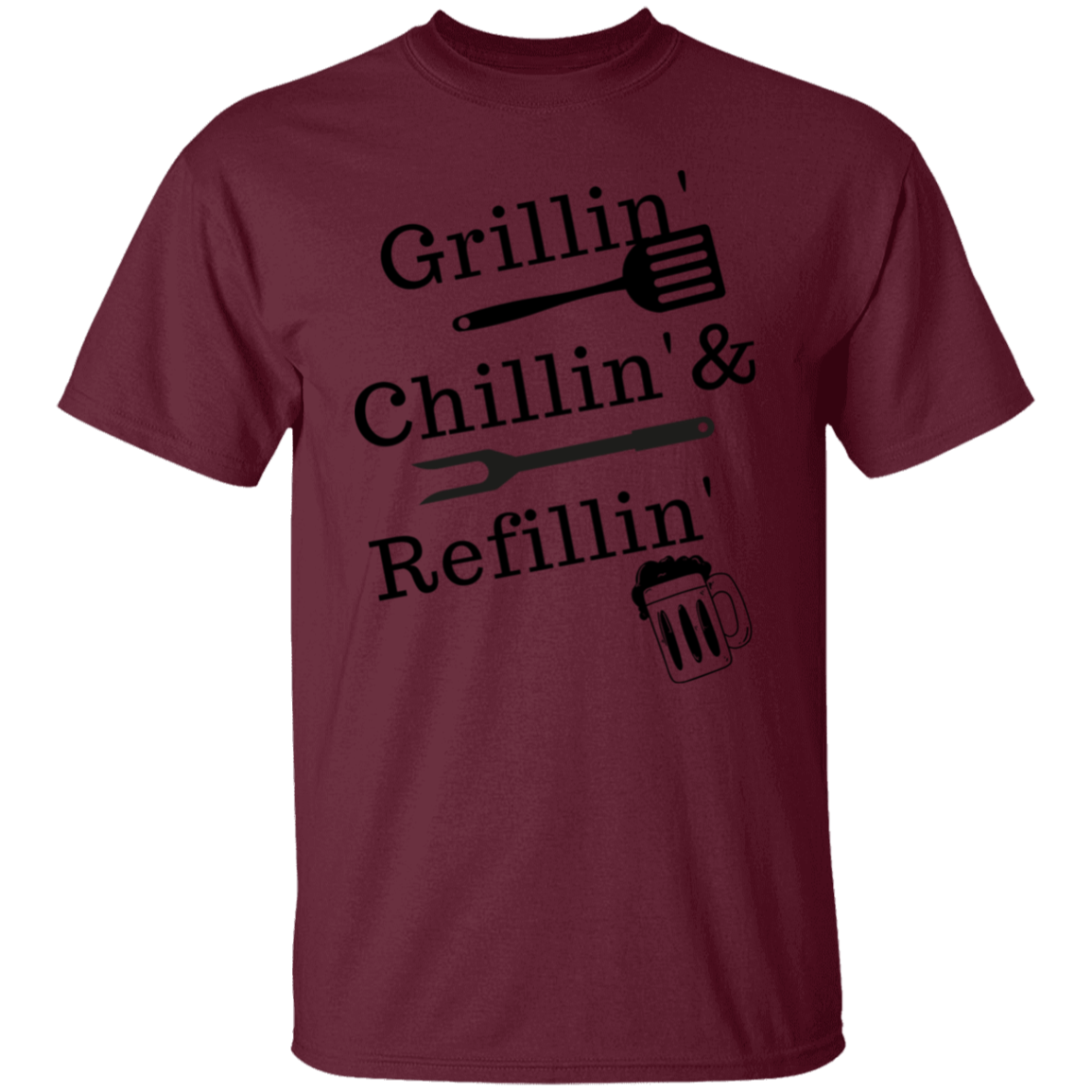 Grillin' BBQ Men's T-Shirt