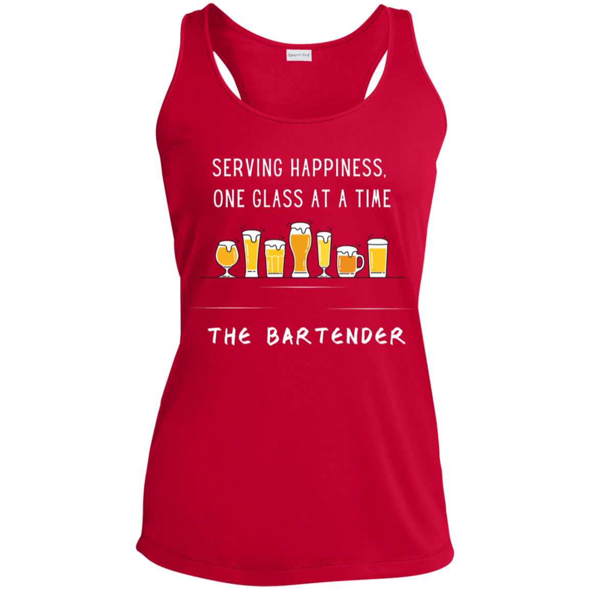 Bartenders Ladies' Performance Racerback Tank