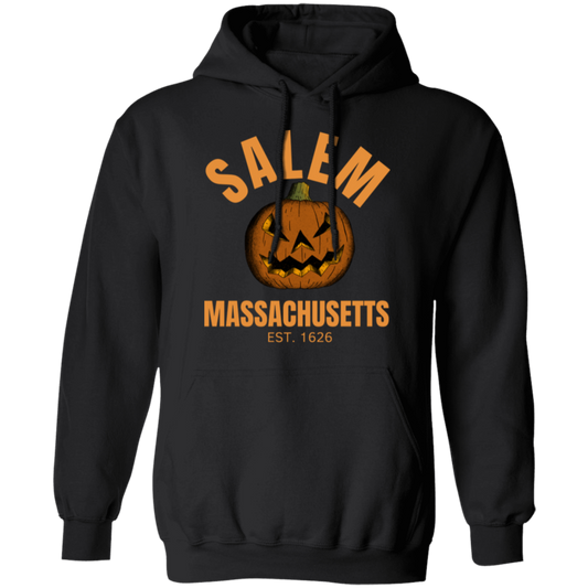 Salem Mass Est. 1626 Halloween Pullover Hoodie