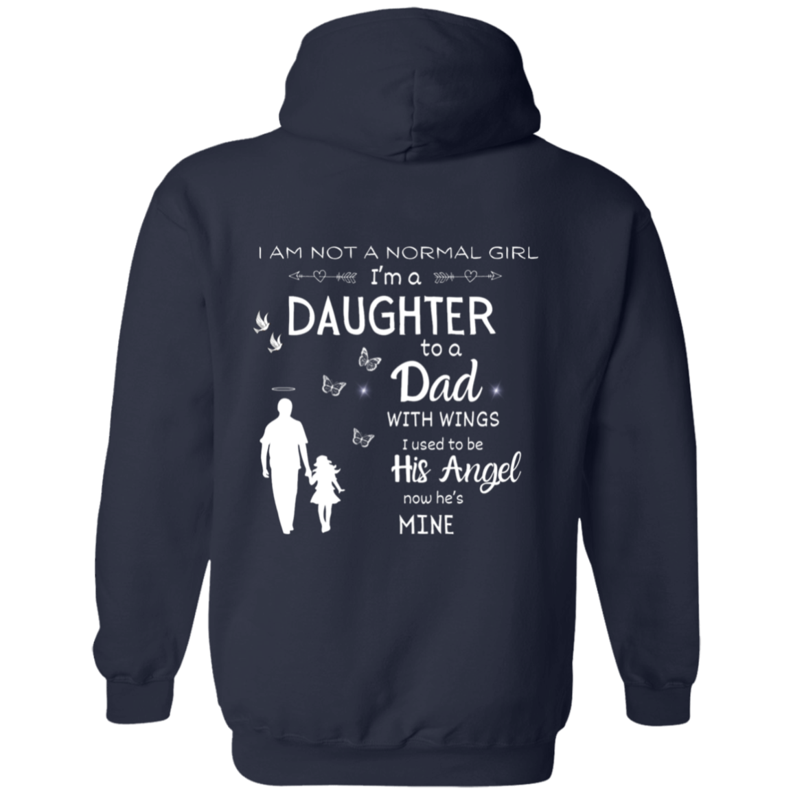 Dad Memorial Hoodie, Memorial Gift, RIP Shirt, Remembrance Pullover Hoodie