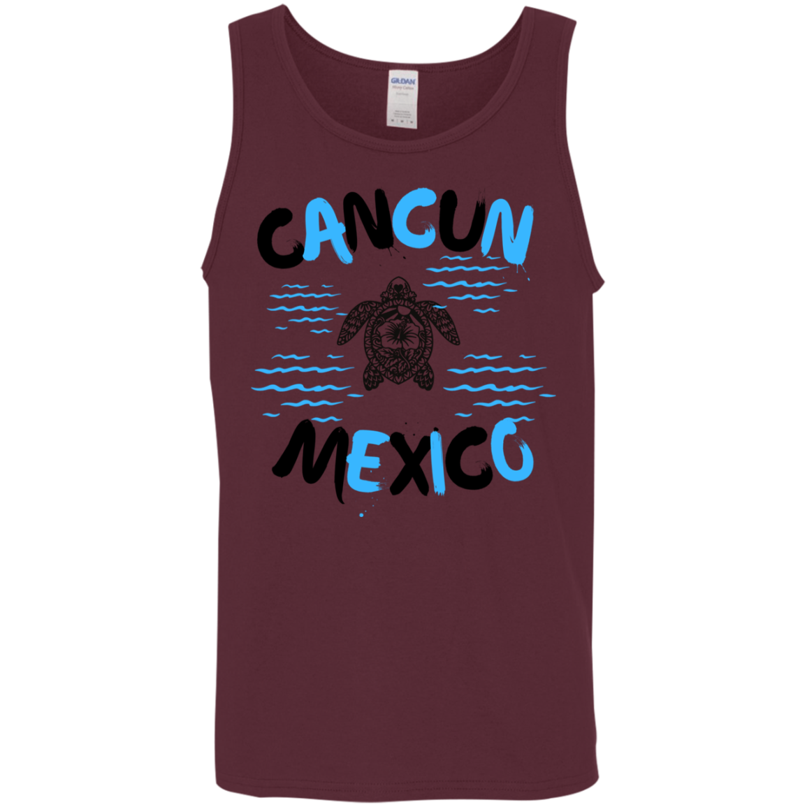 Cancun Mexico Men's Cotton Tank Top