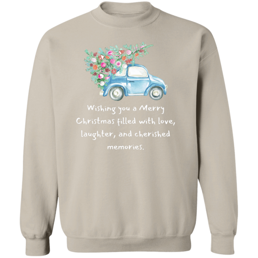 Merry Christmas Seasonal Crewneck Pullover Sweatshirt