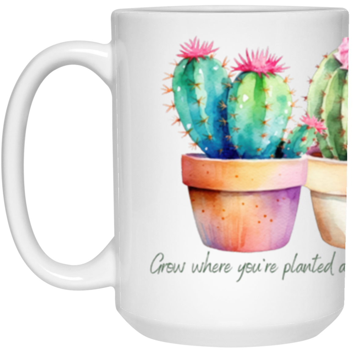 Cactus Lovers  White Coffee Mug