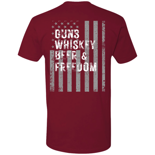 Guns Whiskey Beer & Freedom T-shirt