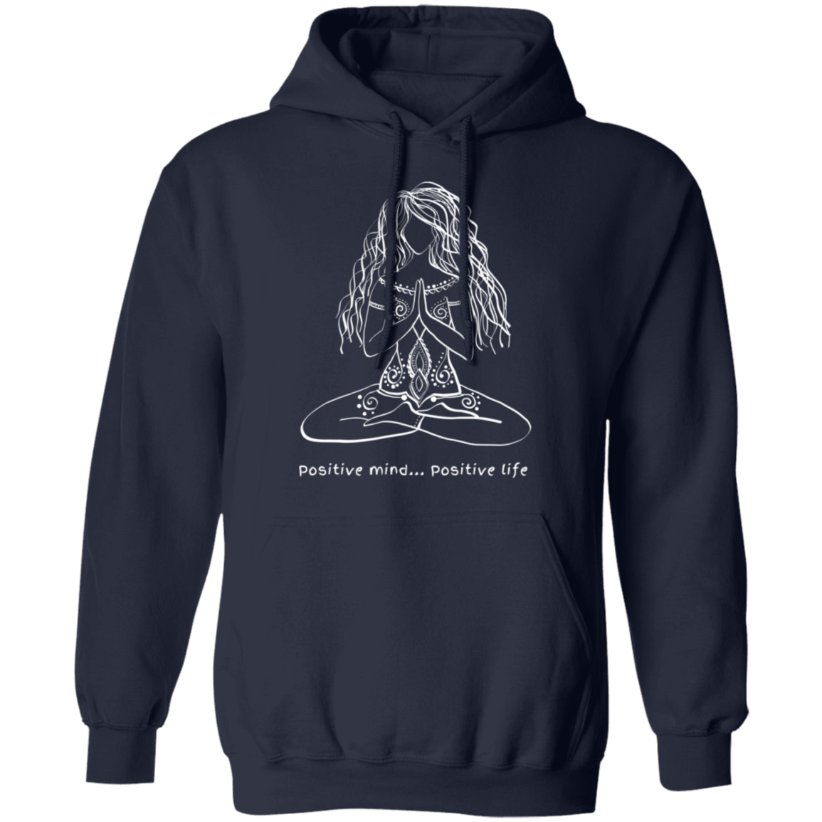 Positive Mind Positive Life... Women's Chakra Yoga Pullover Hoodie