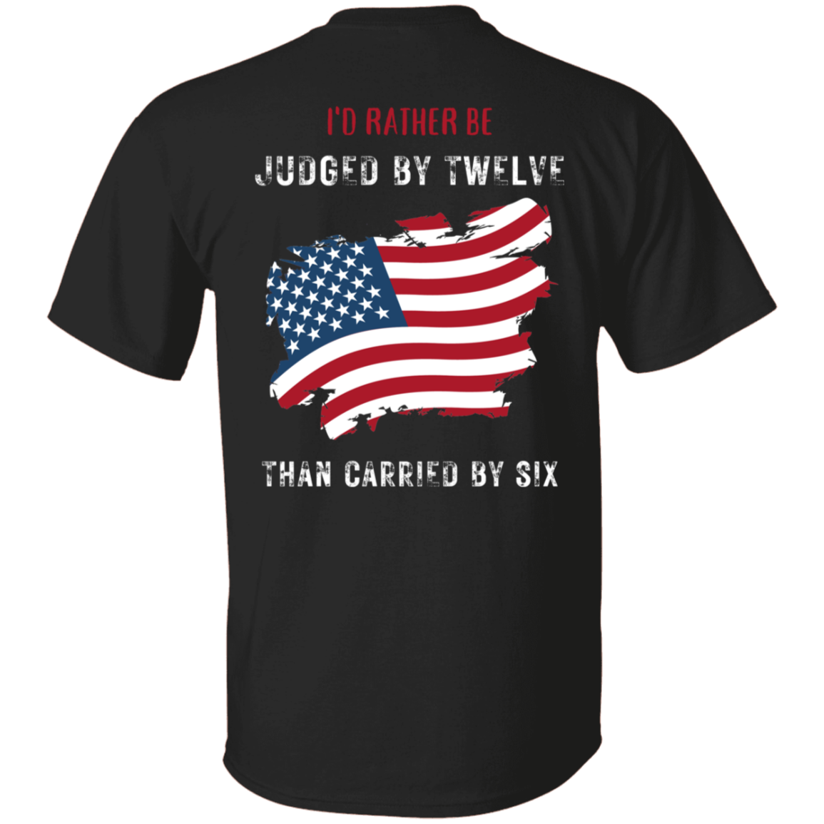 Judged by Twelve Men's T-Shirt USA Flag