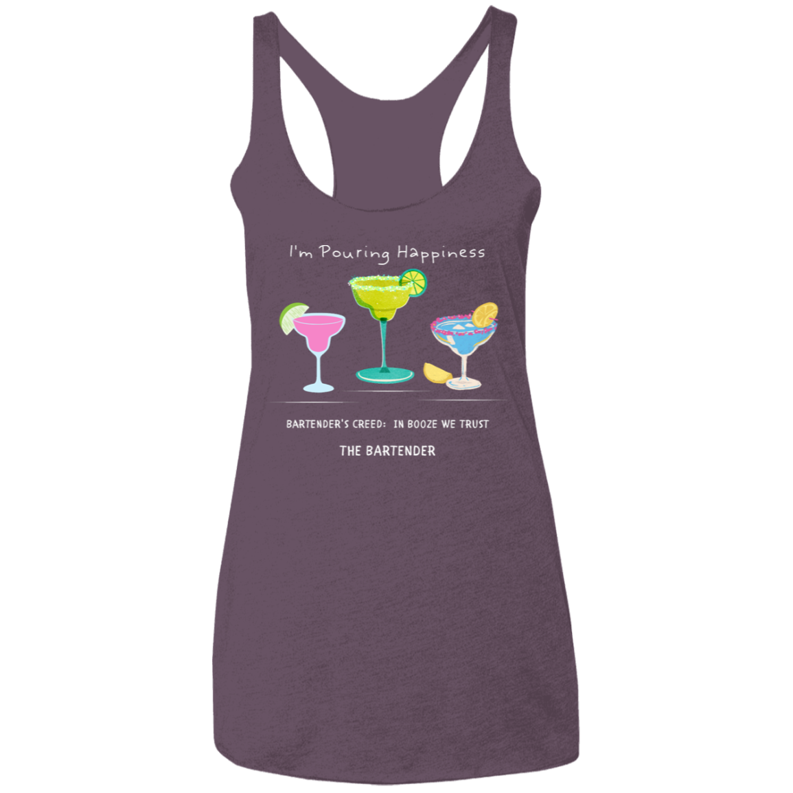 Bartending Ladies' Triblend Racerback Tank