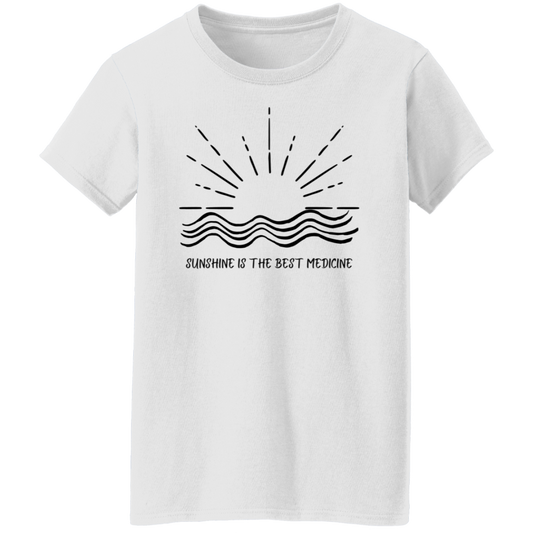Summer Time Sunshine Ladies T-Shirt