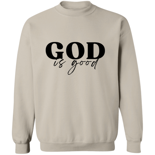 Christian Sweatshirt  God Is Good Crewneck Pullover, Christian Shirts