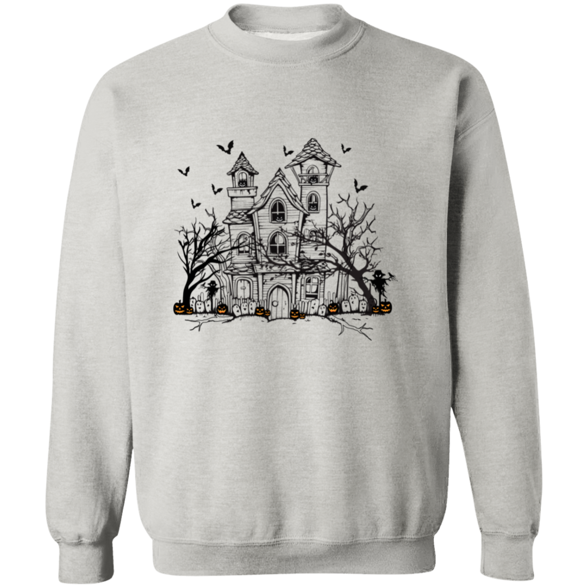 Haunted House Halloween Cozy Hoodie, Gifts for Her