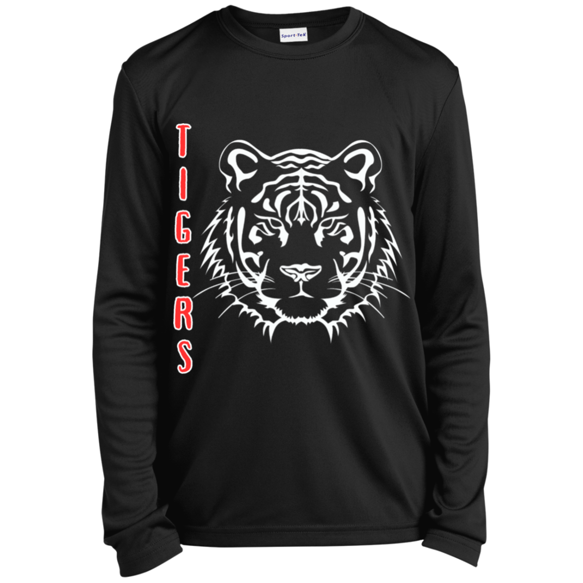 Tiger School Spirit /Youth Long Sleeve Performance Tee