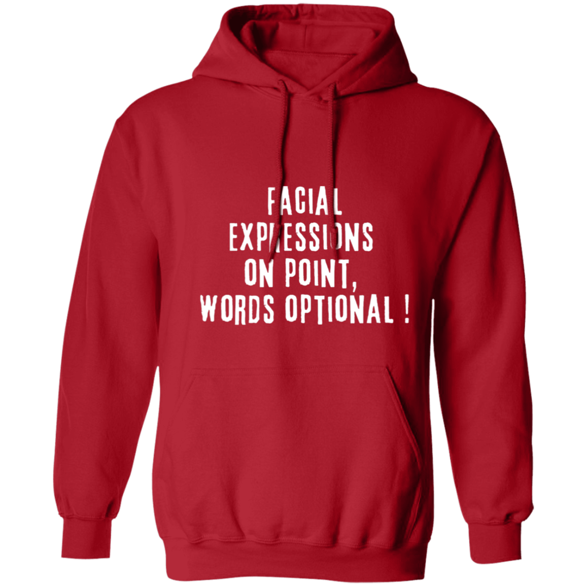 Facial Expressions Pullover Hoodie, Birthday Gift