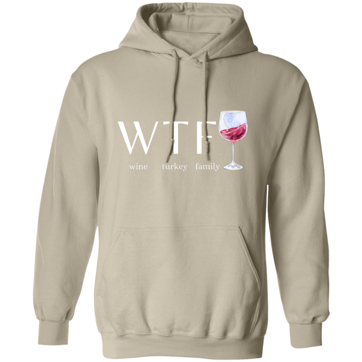 WTF Wine Pullover Women's Hoodie, Birthday Gift