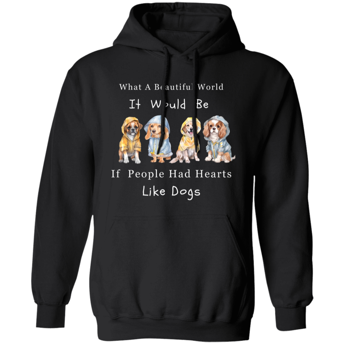 Dog Vintage, Comfort Colors Hoodie With Dog Print, Pullover Hoodie