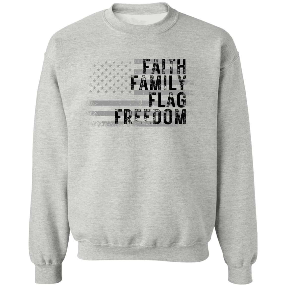 Patriotic Flag USA Freedom Pullover Crewneck Sweatshirt, Debate, Election