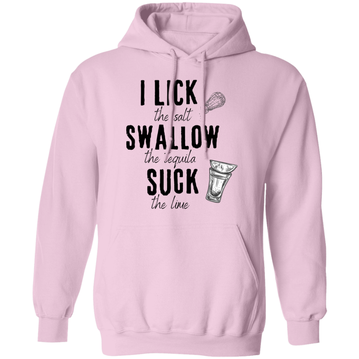 Lick the Lime, Birthday Gift, Fun Humor Pullover Hoodie, Funny Hoodie