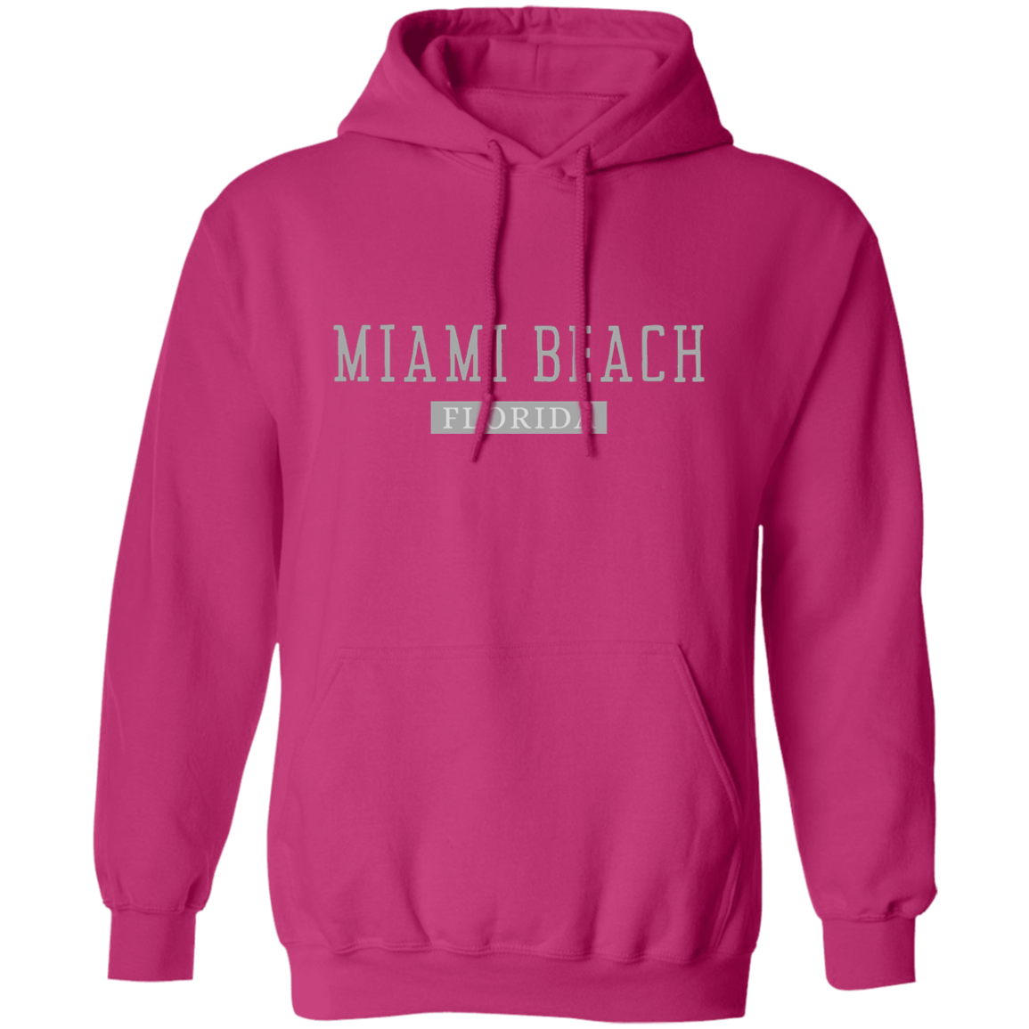 Miami Beach Florida College  Pullover Hoodie, Birthday Gift For Her / Him