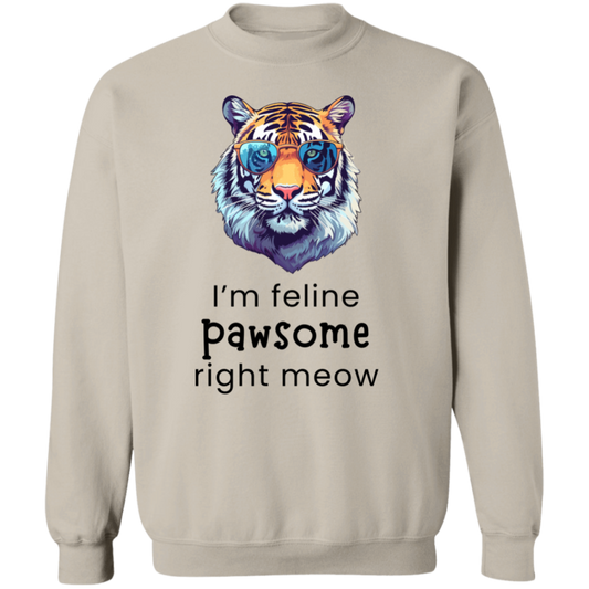 Feline Pawsome- Cat Lovers Sweatshirt