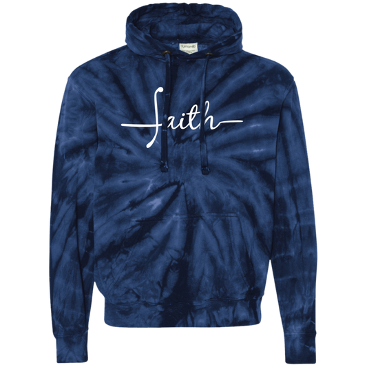 Faith Multi-Color Unisex Tie-Dyed Pullover Hoodie