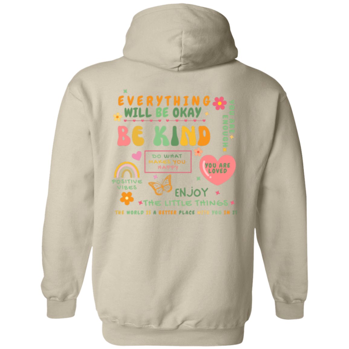 Everything Will Be Okay Anxiety Hoodie, Mental Health Support