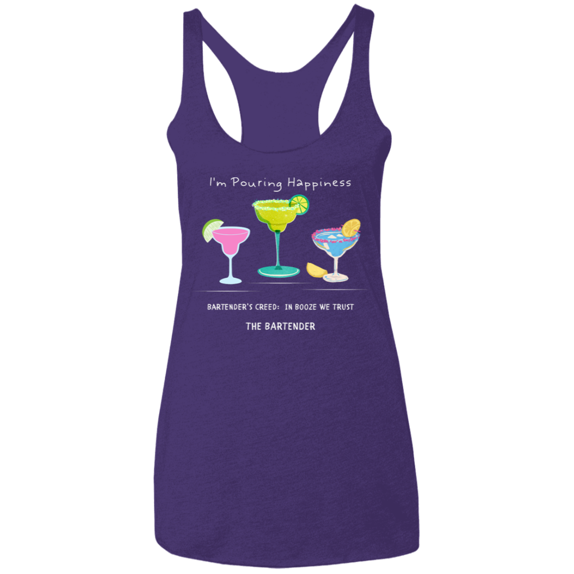 Bartending Ladies' Triblend Racerback Tank