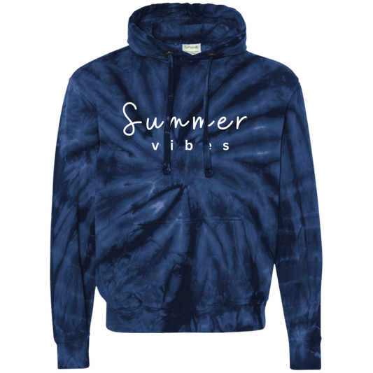 Summer Vibes  Unisex Tie-Dyed Pullover Hoodie
