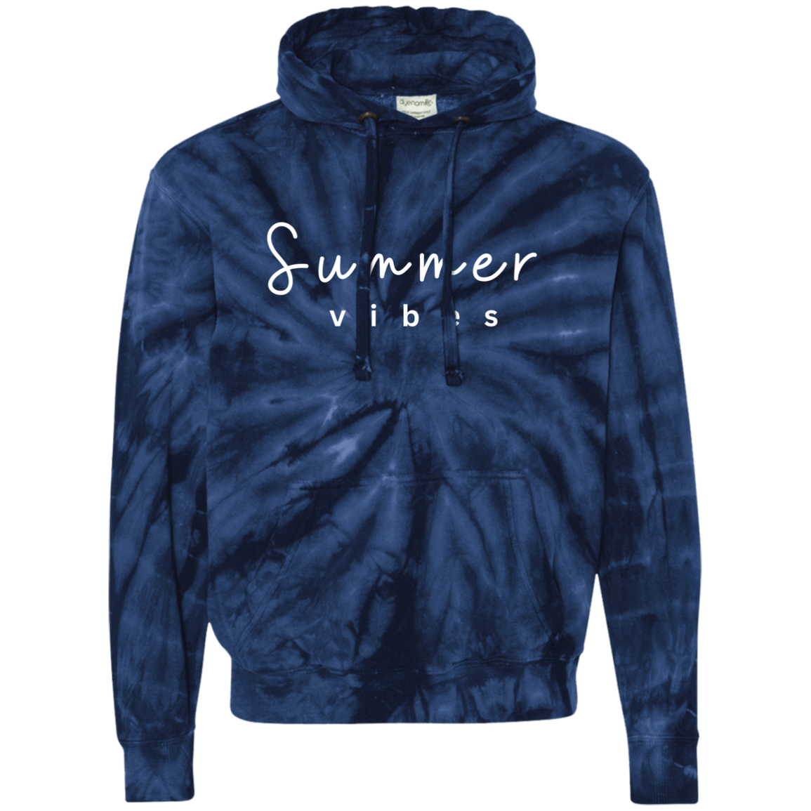 Summer Vibes  Unisex Tie-Dyed Pullover Hoodie