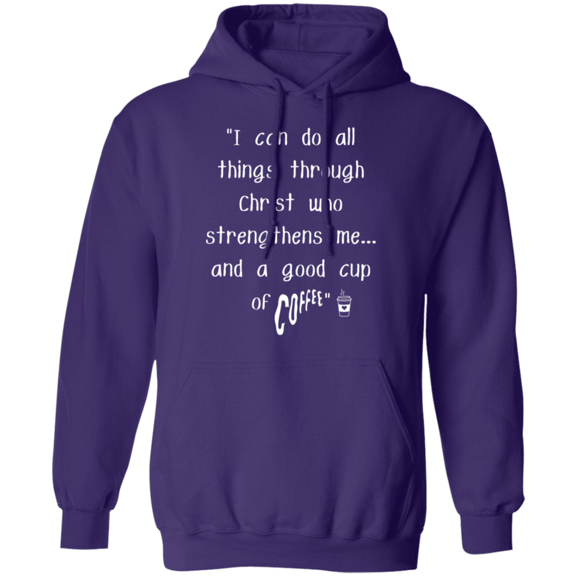 Christian Coffee  Pullover Hoodie