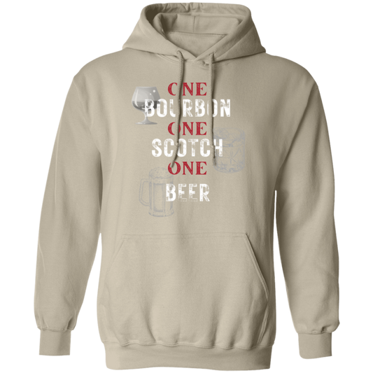 Beer/ Bourbon Pullover Hoodie, Birthday Gift, Holiday Gift