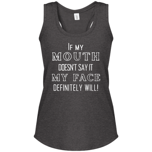 Fun Humor Women's Perfect Tri Racerback Tank