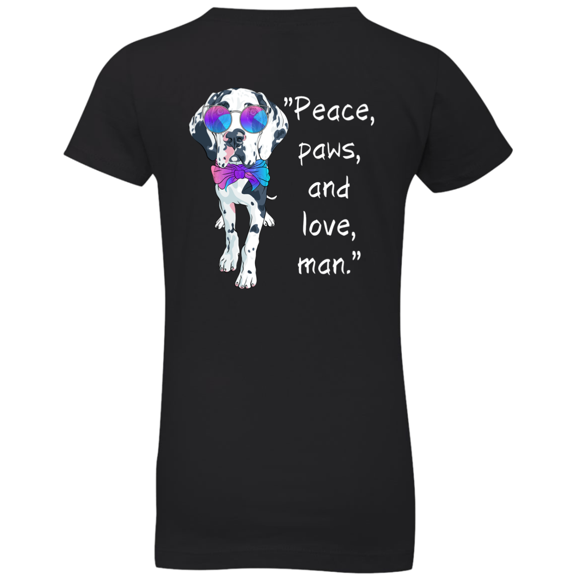 Dog Lover Youth Girls' Princess T-Shirt