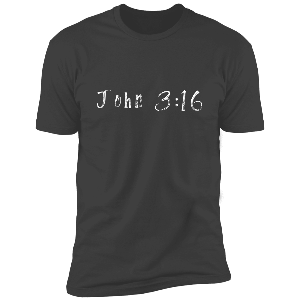 John 3:16  Christian Men's Short Sleeve Tee