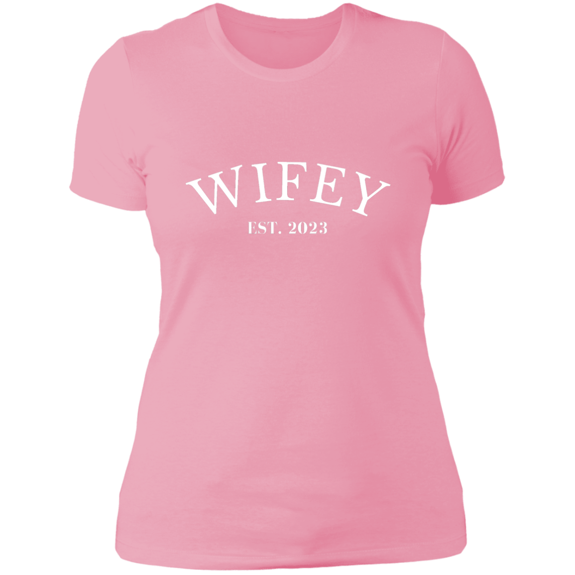 Wifey Est 2023 /Ladies' Boyfriend T-Shirt
