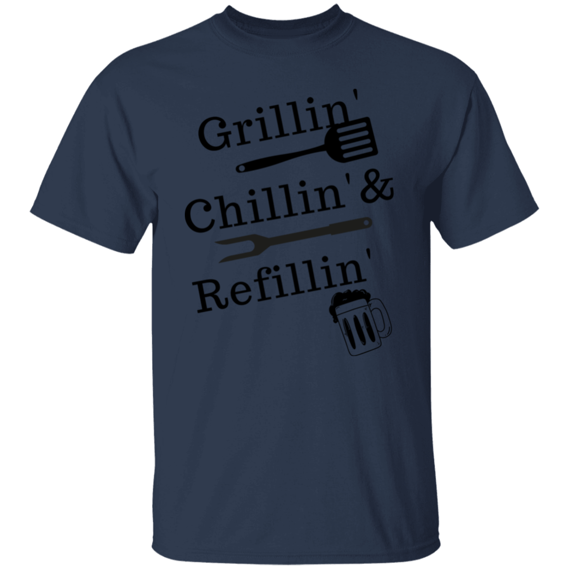 Grillin' BBQ Men's T-Shirt