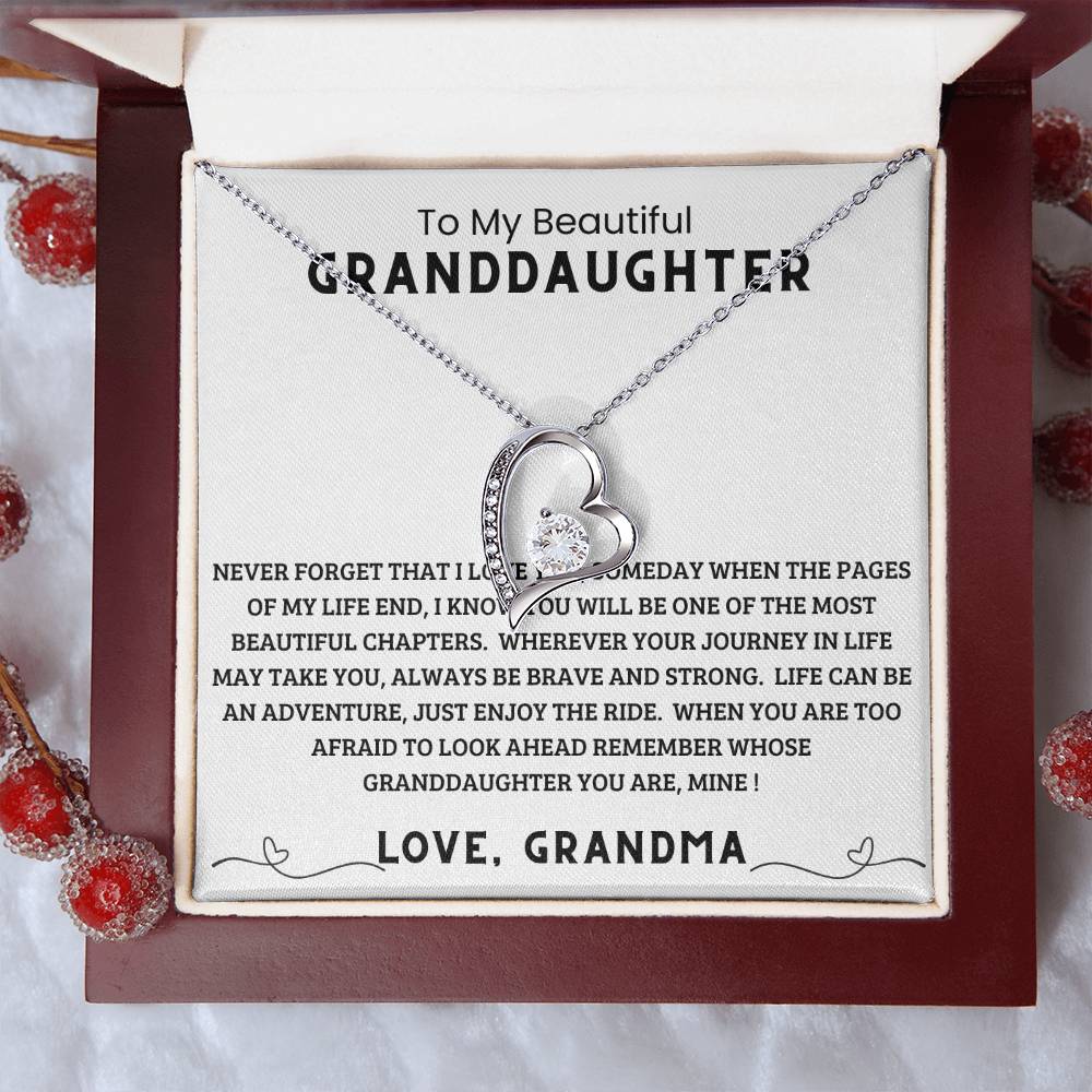 To My Beautiful Granddaughter - {Almost sold out}