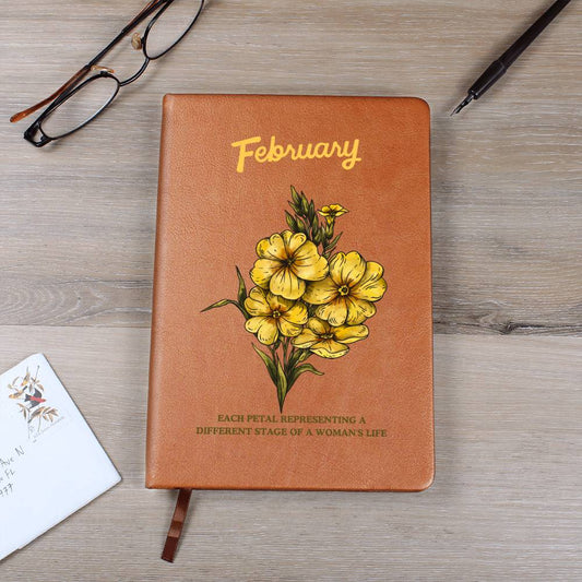 February Birth Flower Journal