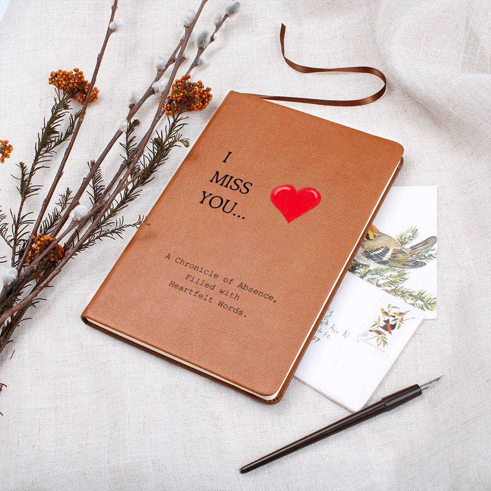 Miss You Journal, Gift for Her, Gift for Him, Soulmate Gift