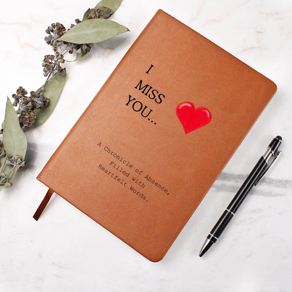 Miss You Journal, Gift for Her, Gift for Him, Soulmate Gift