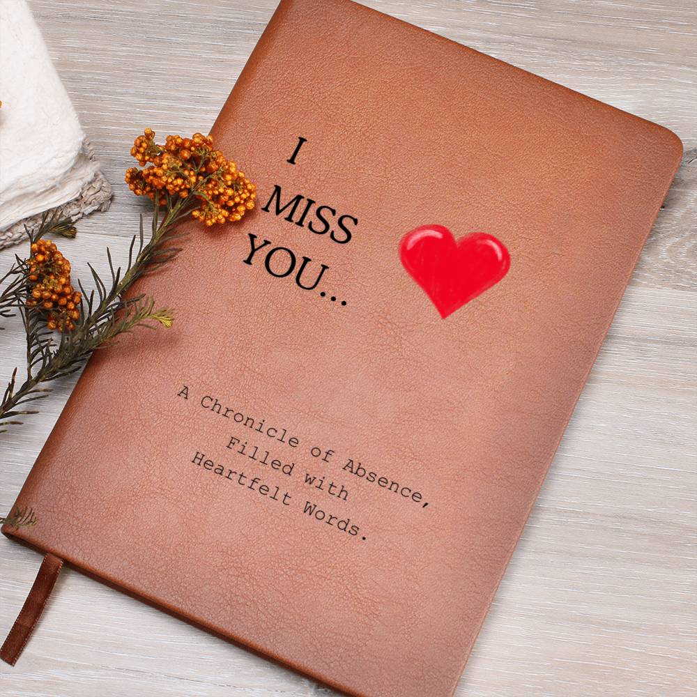 Miss You Journal, Gift for Her, Gift for Him, Soulmate Gift